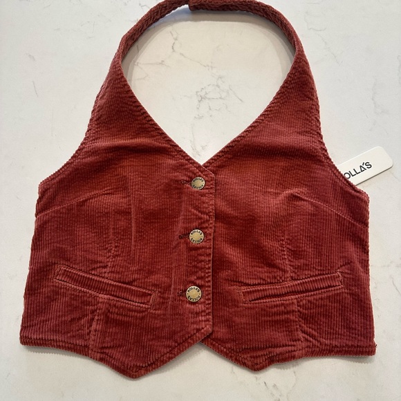 Australian Sizing - ROLLA’S brick cord halter vest - Picture 2 of 3